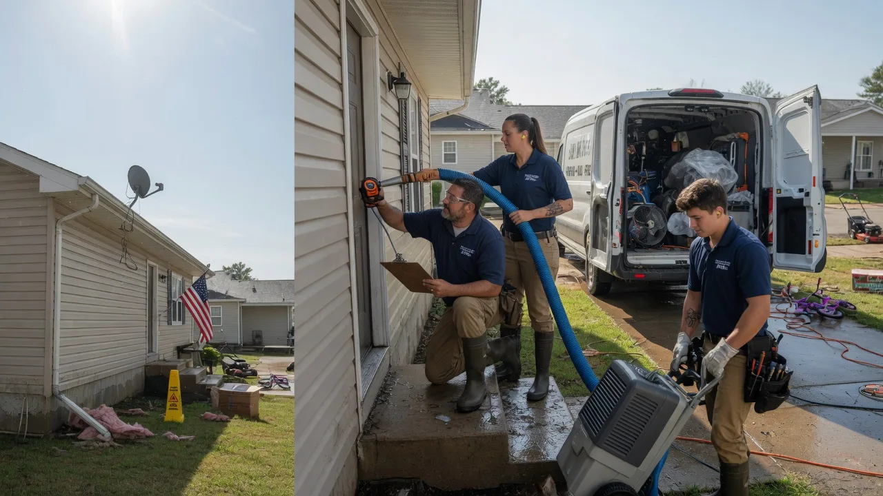Ceiling Water Damage Restoration in Reynolds, IN near me